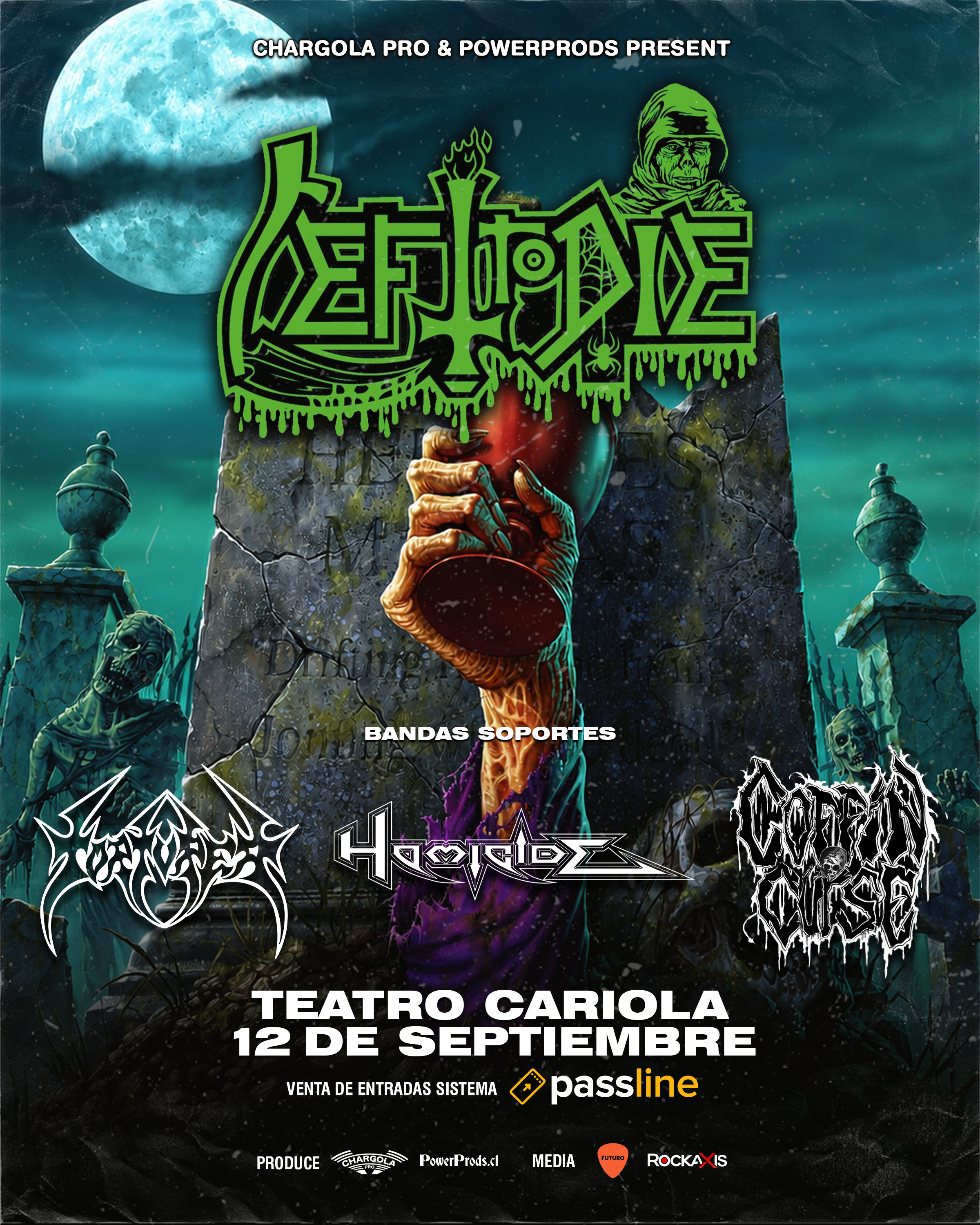 Torturer, Homicide y Coffin Curse se suman al regreso de Left to Die